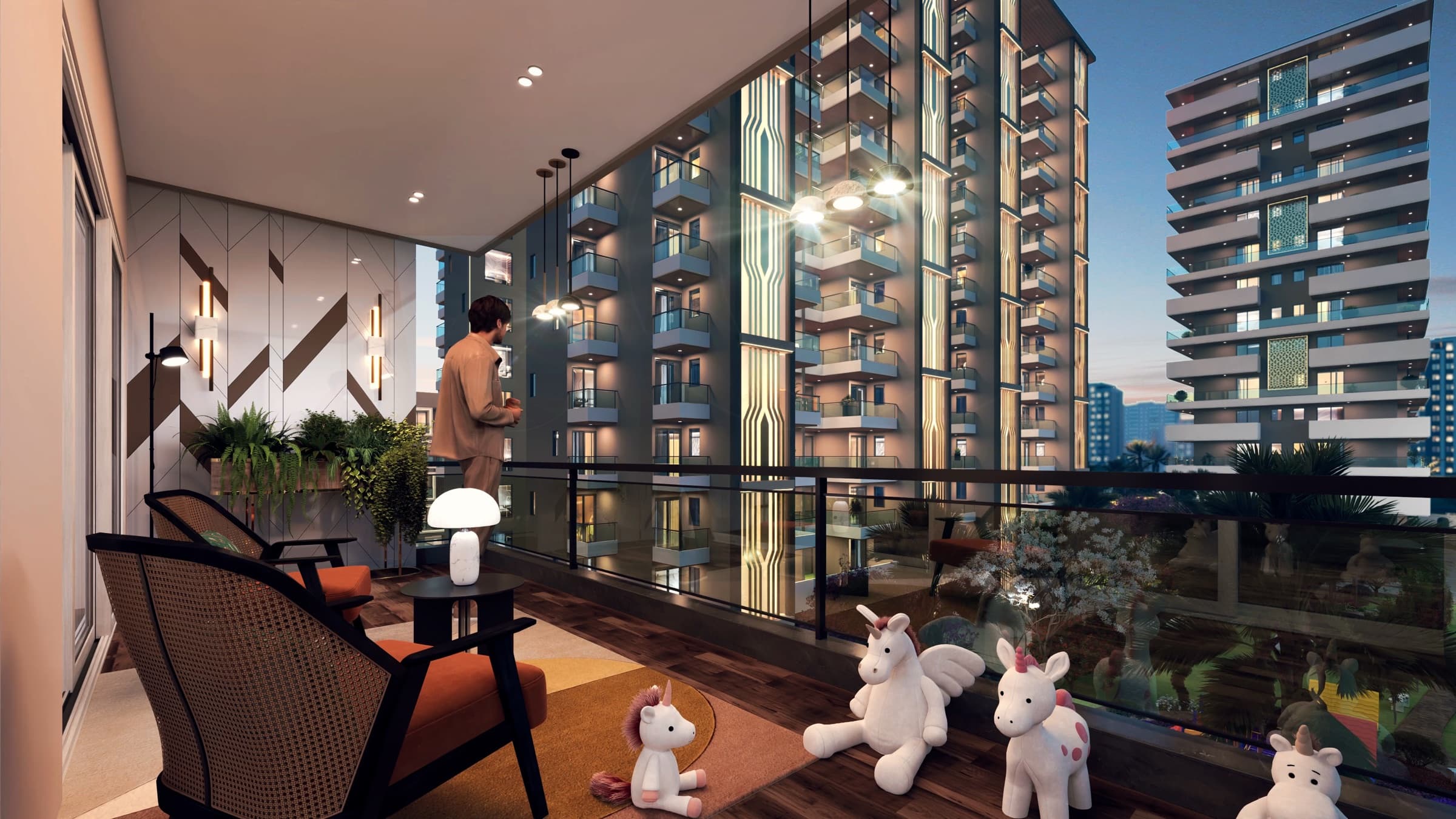 Golden Era Homes — Block 4 balcony view