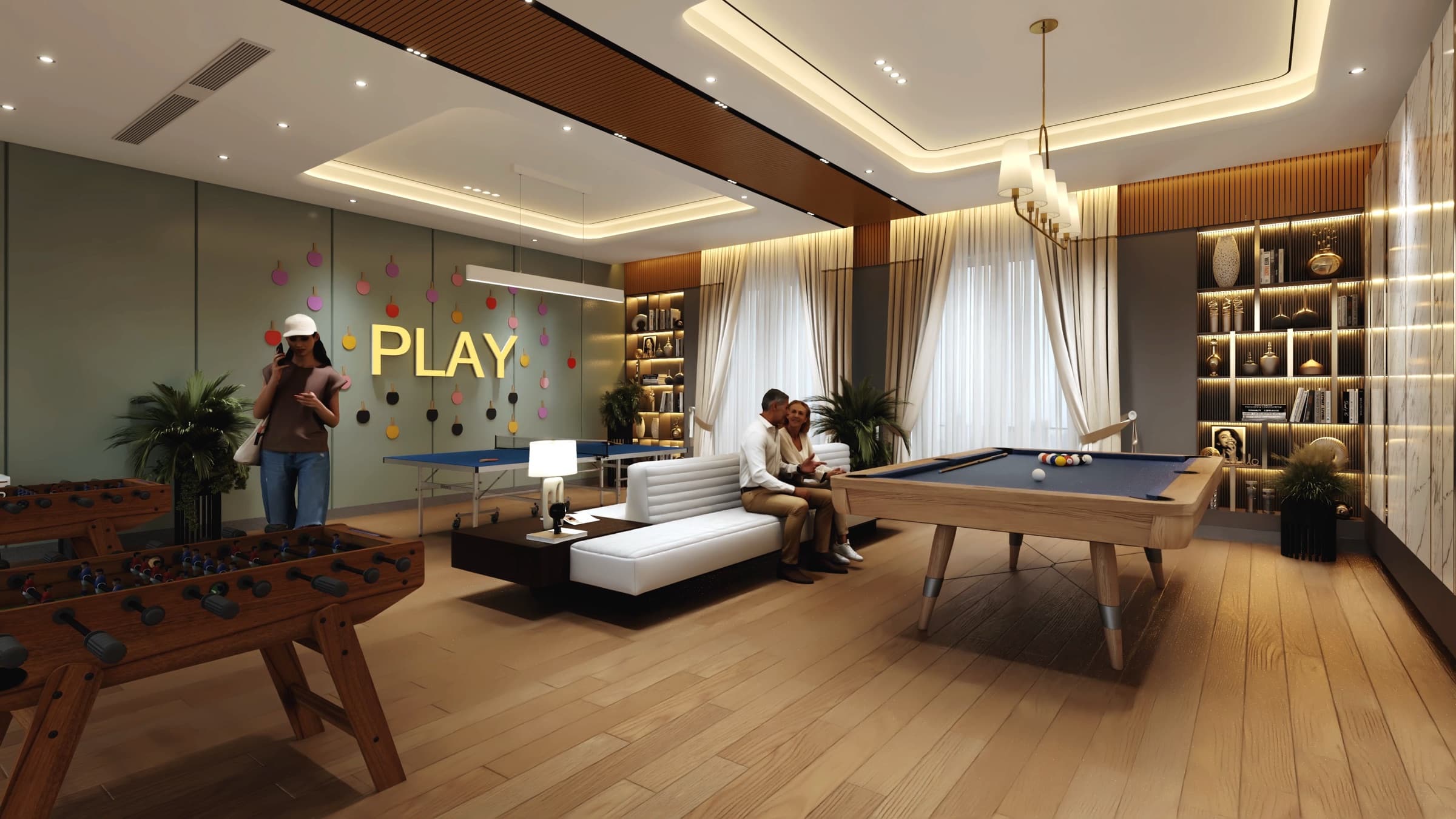 Golden Era Homes — indoor games room