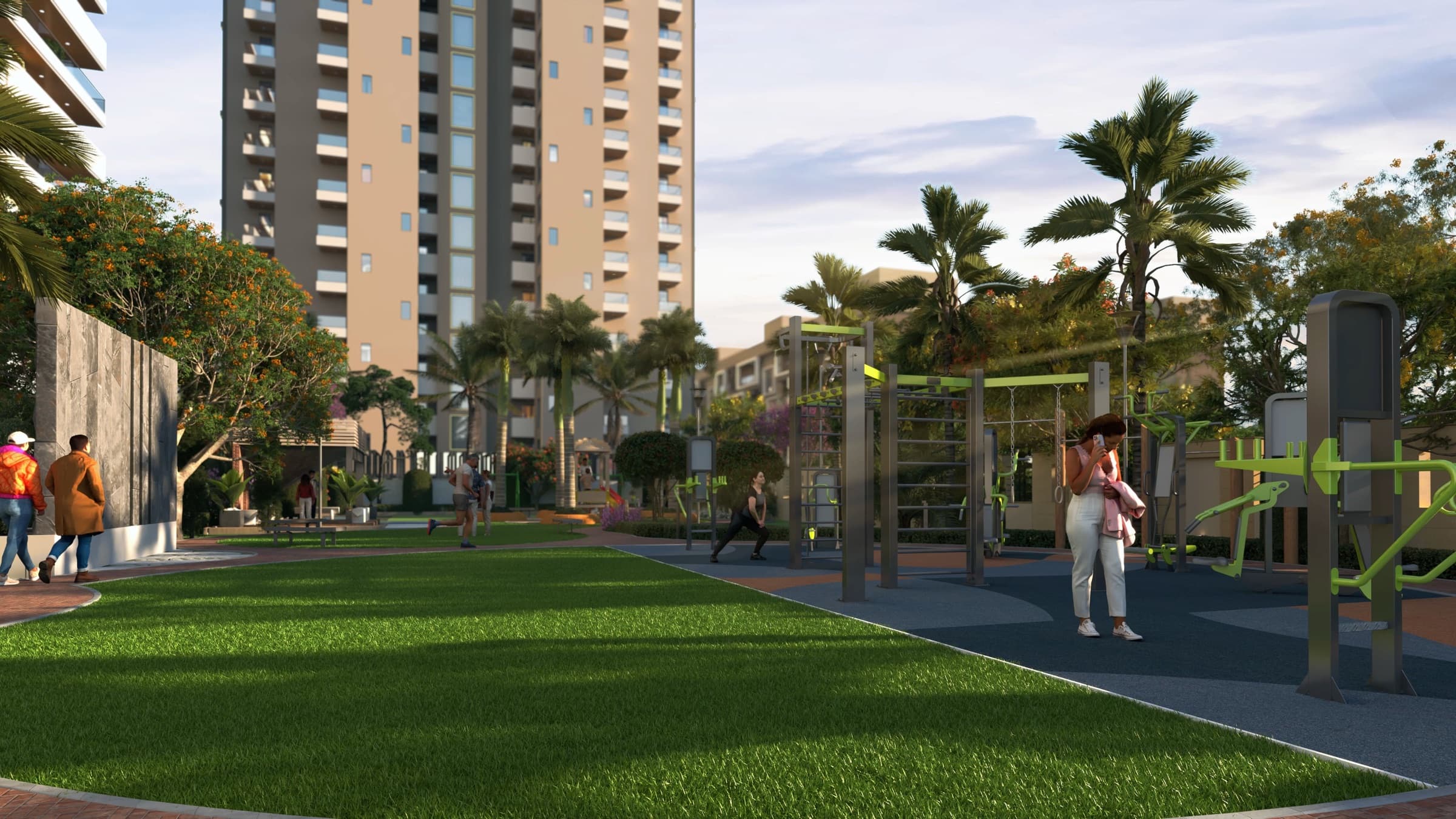 Golden Era Homes — landscaped park